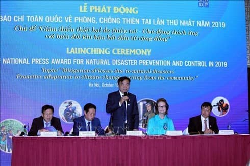 First national press award for disaster prevention launched