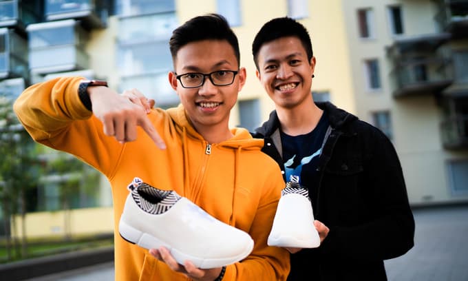 Young entrepreneurs take a step towards making coffee shoes in Vietnam