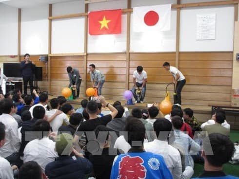 Japanese firm holds festival for Vietnamese apprentices