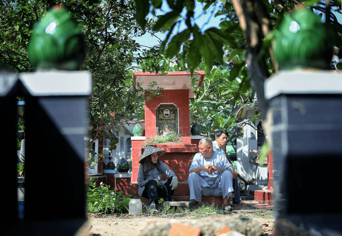 80-year old woman spends half century living alongside the dead