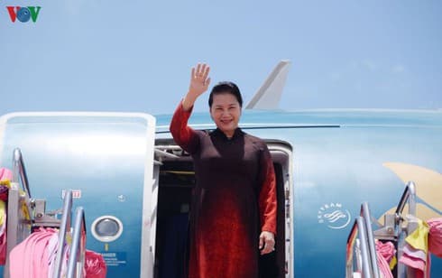 NA Chairwoman Ngan begins Russia visit
