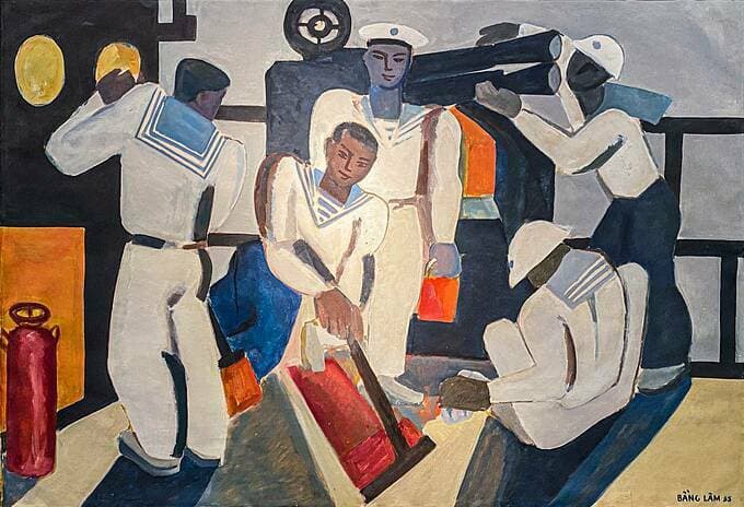 When soldier artists have a brush with war