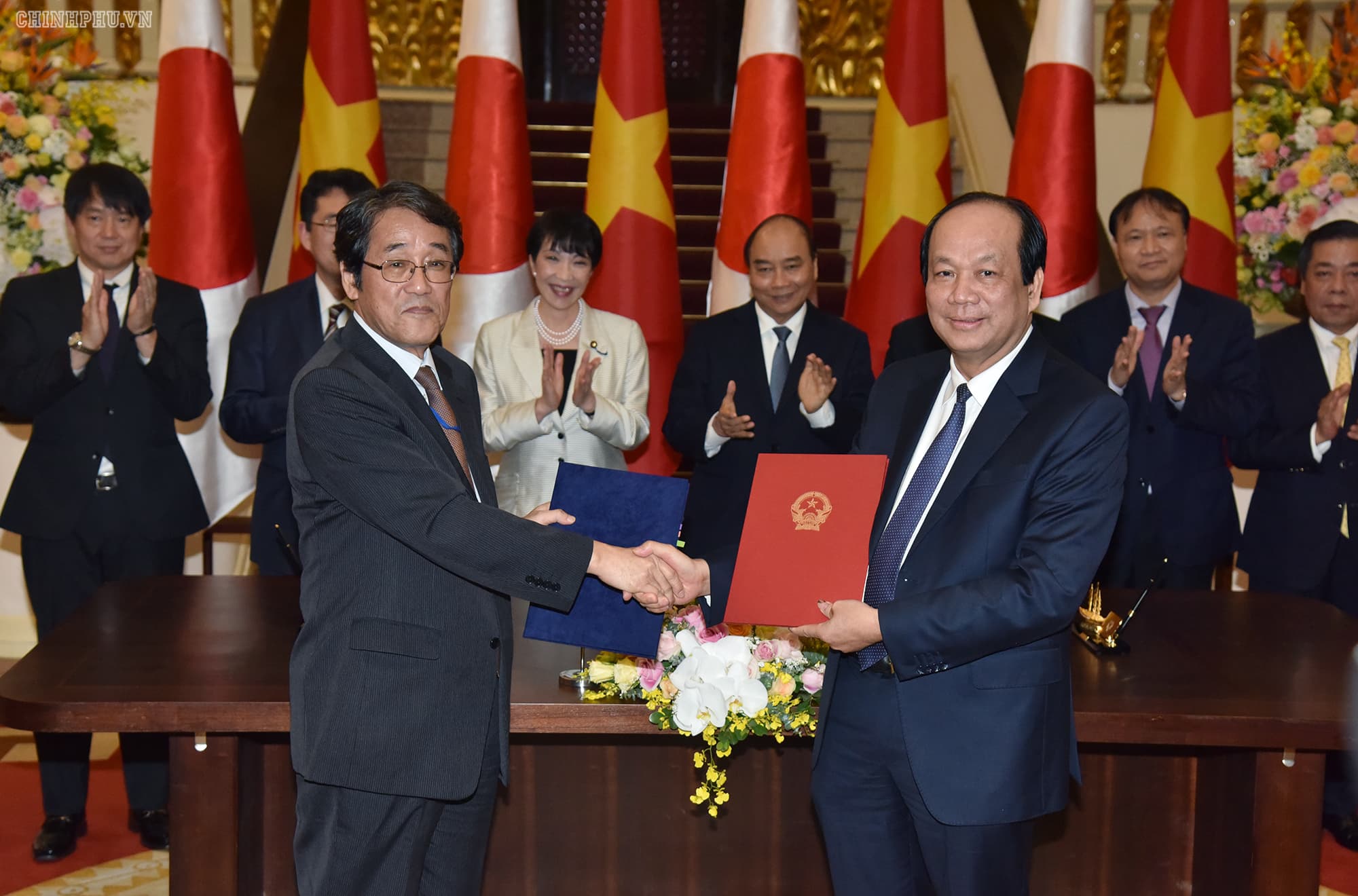 Vietnamese, Japanese Governments sign Exchange of Note