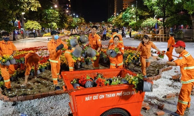 Saigon to have 2,000 sanitation workers clean up through Tet