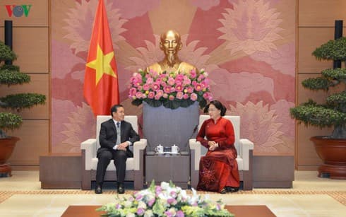 NA Chairwoman upbeat about fruitful Vietnam-Laos cooperation
