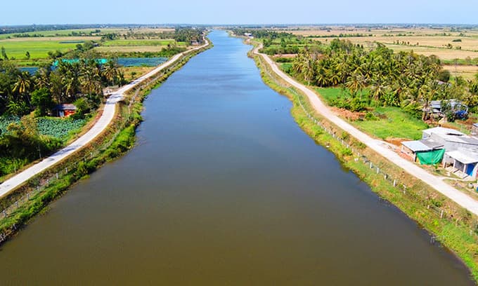 Mekong Delta's biggest reservoir contaminated by saltwater intrusion