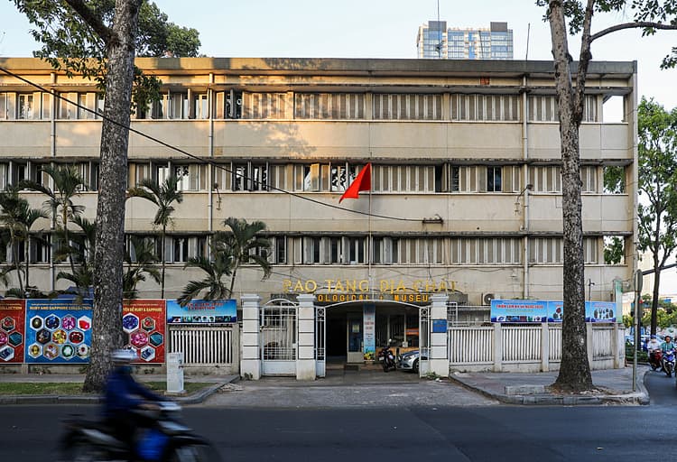 Saigon geology museum exhibits rocks dating back millions of years