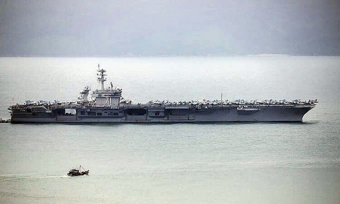 US aircraft carrier visits Vietnam, second in two years