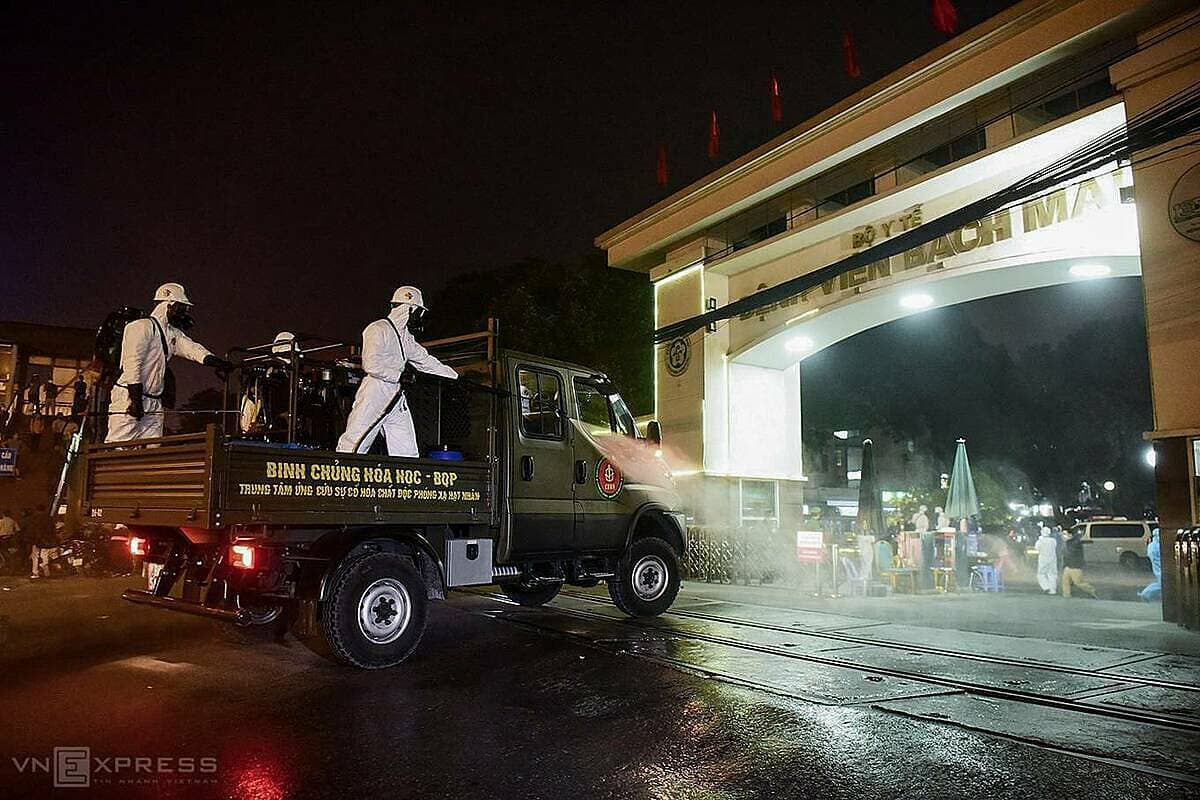 Hanoi hospital disinfected after coronavirus scare