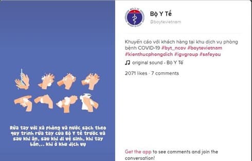 Health Ministry launches account on COVID-19 prevention on TikTok platform