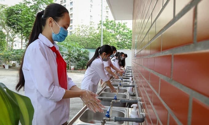Six million children back in school without sufficient water, soap