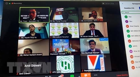 Teleconference seeks to boost Vietnam-India trade