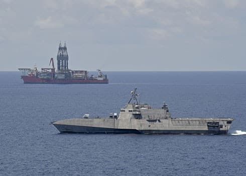 U.S. Navy maintains persistent presence near West Capella in East Sea