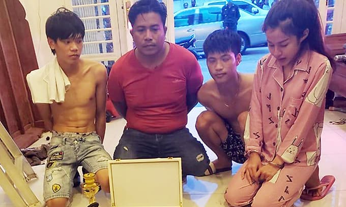 Six arrested in Cambodia for cross border drug trafficking