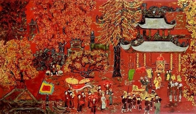 Prominent Vietnamese artworks go under online hammer in global sale