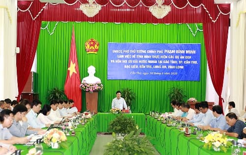DPM asks Mekong Delta localities to hasten ODA, preferential loan disbursement