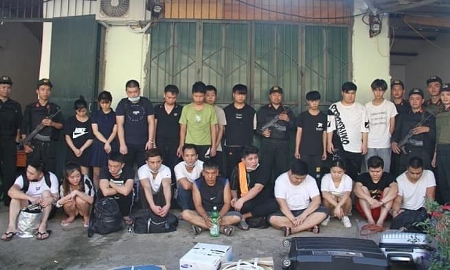 21 Chinese arrested in northern Vietnam wanted in China for fraud
