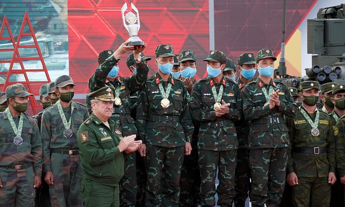 Vietnam tank crew crowned champion at International Army Games in Russia