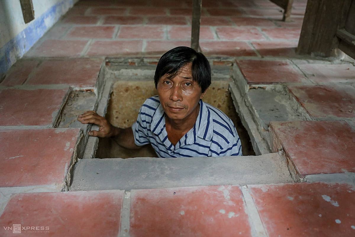 Dig deep: Saigon house hides war tunnel