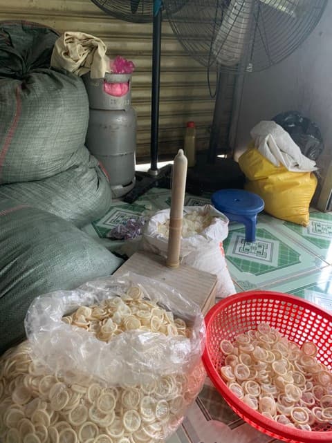 Used condoms cleaned and resold in southern Vietnam