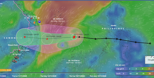 Storm Etau forecast to bring heavy rains to central Viet Nam