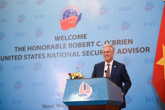 VN-U.S. relationship will only get stronger, National Security Adviser Robert O’Brien says
