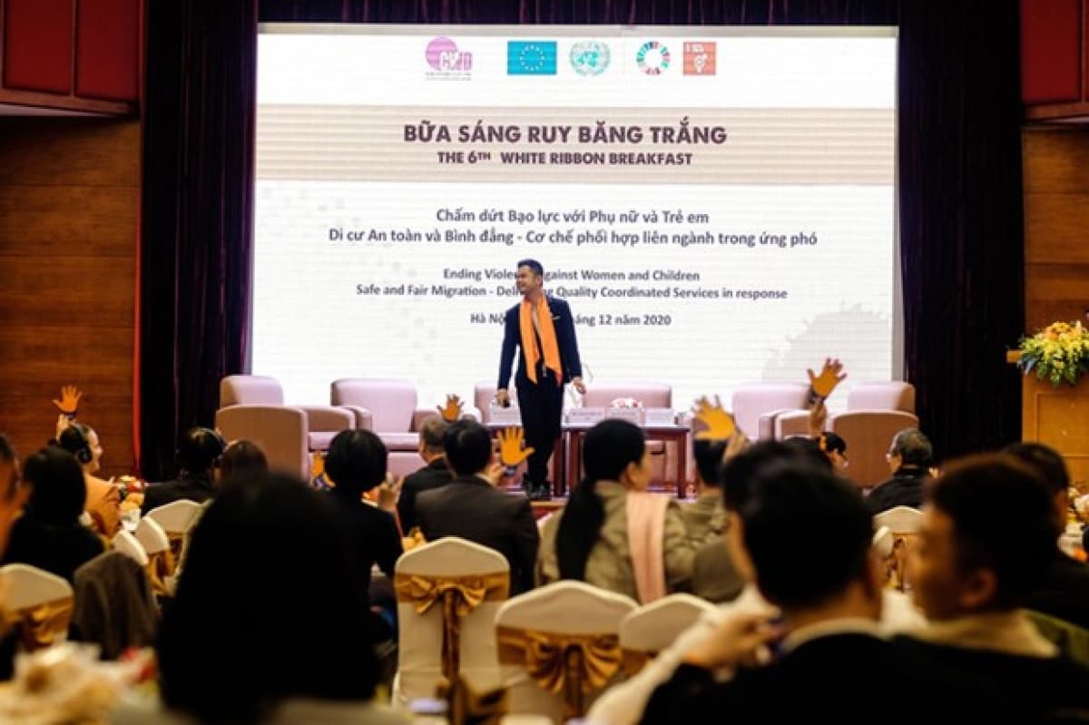 White Ribbon Breakfast highlights safe migration for women, children