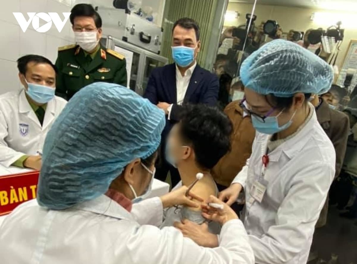 Volunteers receive 50mcg dose of Nano Covax to combat COVID-19