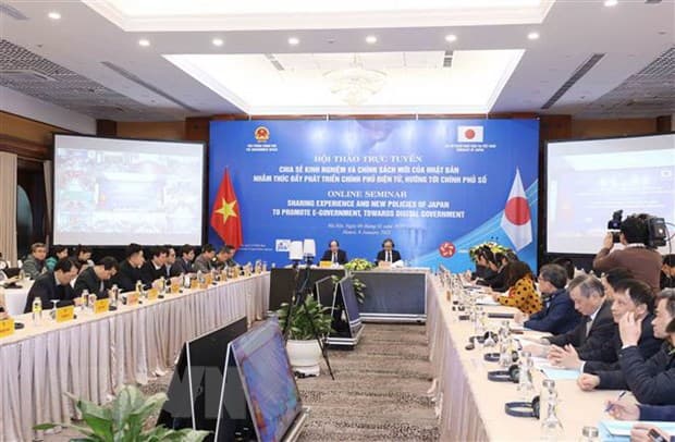 Online seminar shares Japan’s experience in developing e-government
