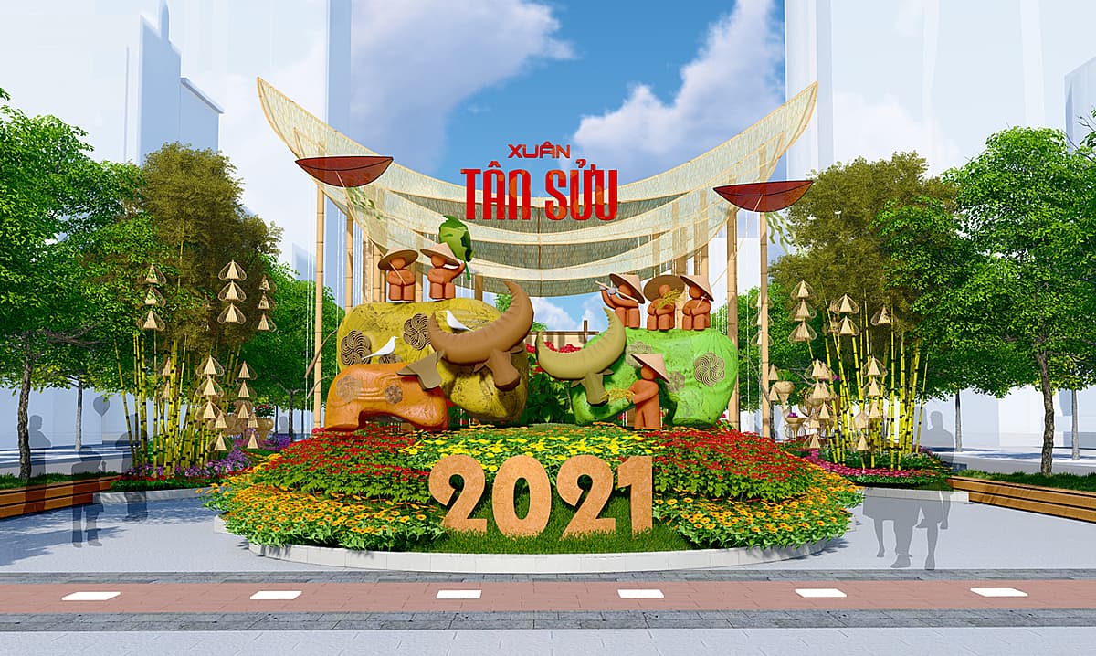 Artist impressions a sneak peak at Saigon flower street