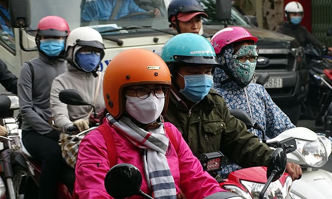 Saigon shivers as temperature falls to 19 degrees