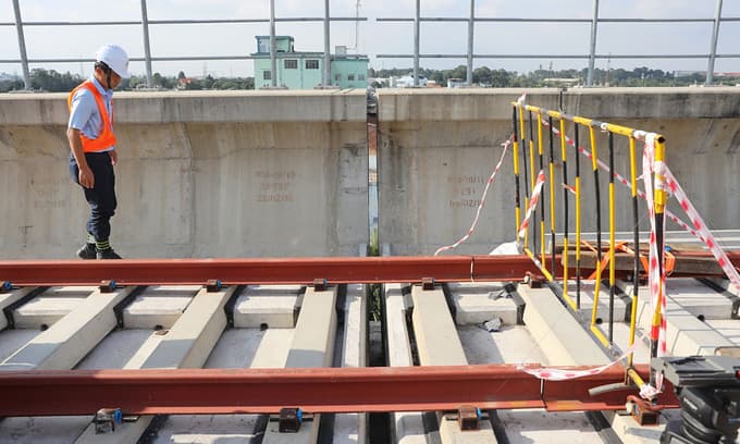 Another fault seen in HCMC metro line