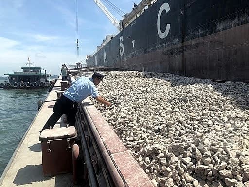 Export limestone shipments originating from mines licensed by provincial People’s Committee inconsistent with regulations