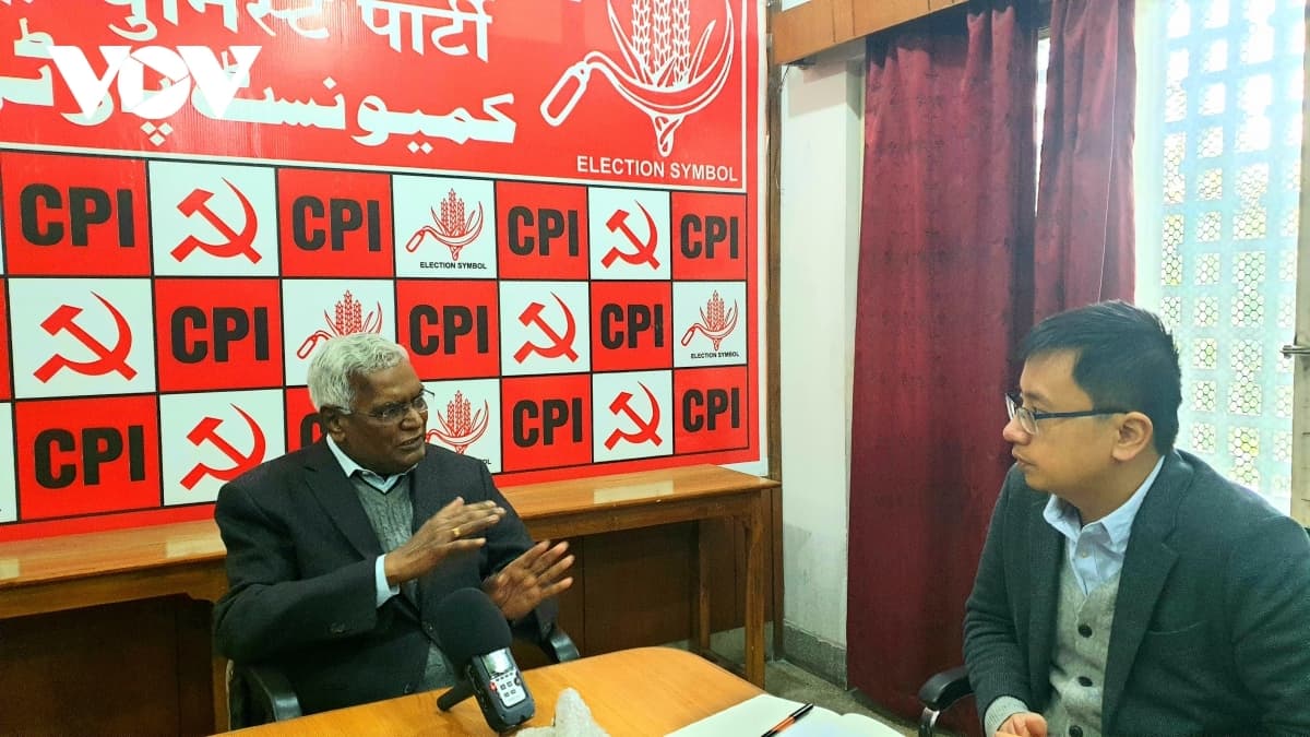Indian communists admire Vietnam’s achievements, says Party leader