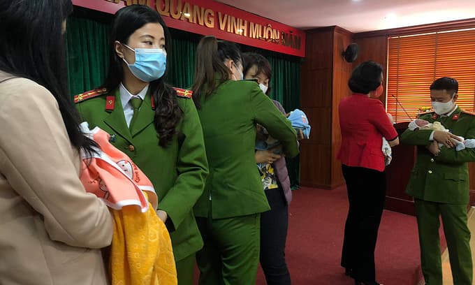 Vietnamese police rescue four newborns from China baby trafficking ring