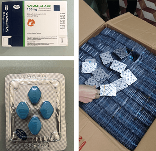 Men arrested for smuggling counterfeit Viagra from China to Vietnam