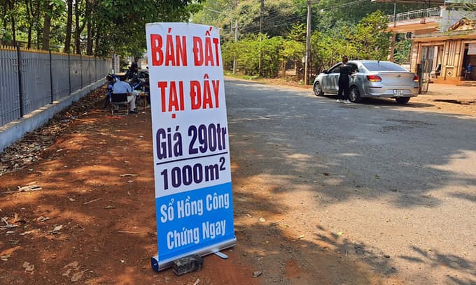 Land prices rise, but fewer transactions