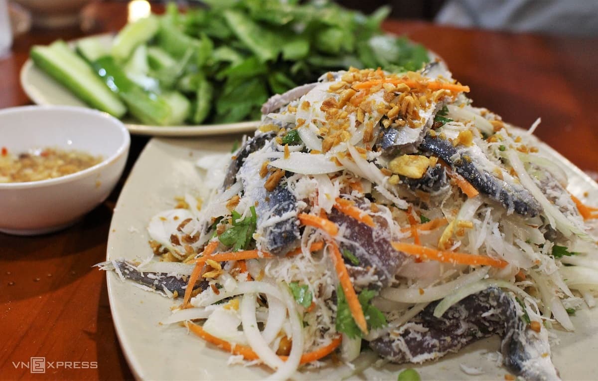 Salad from herring, Phu Quoc’s tasty offering