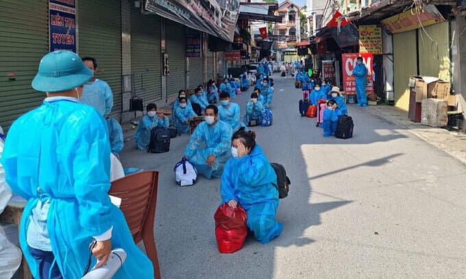 Covid-19 epicenter moves another 2,800 workers into centralized quarantine
