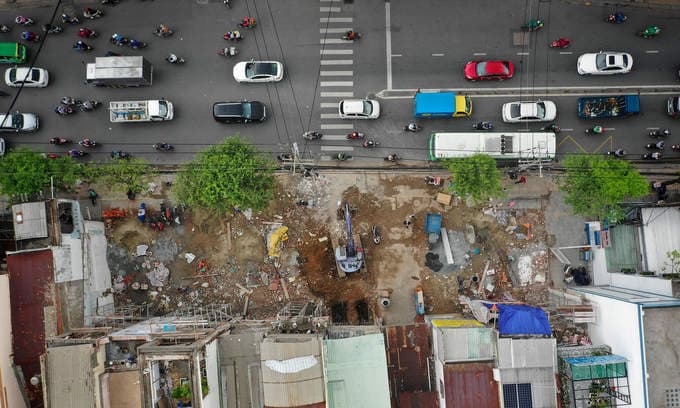 Lands for Saigon's 2nd metro line to be fully acquired this year
