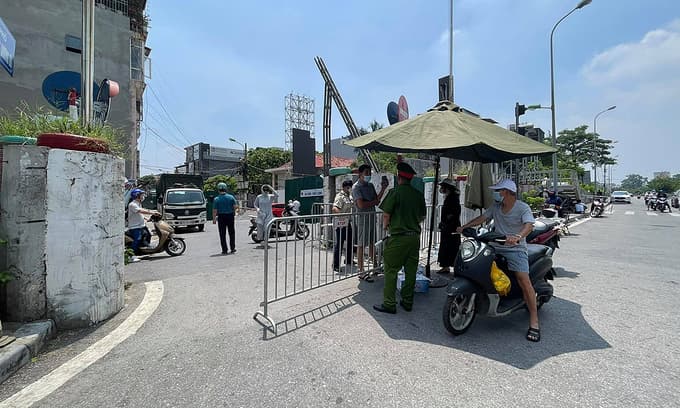 23,000 in downtown Hanoi put under lockdown