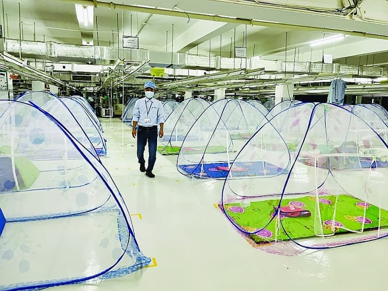 Efforts to both maintain production and fight the pandemic