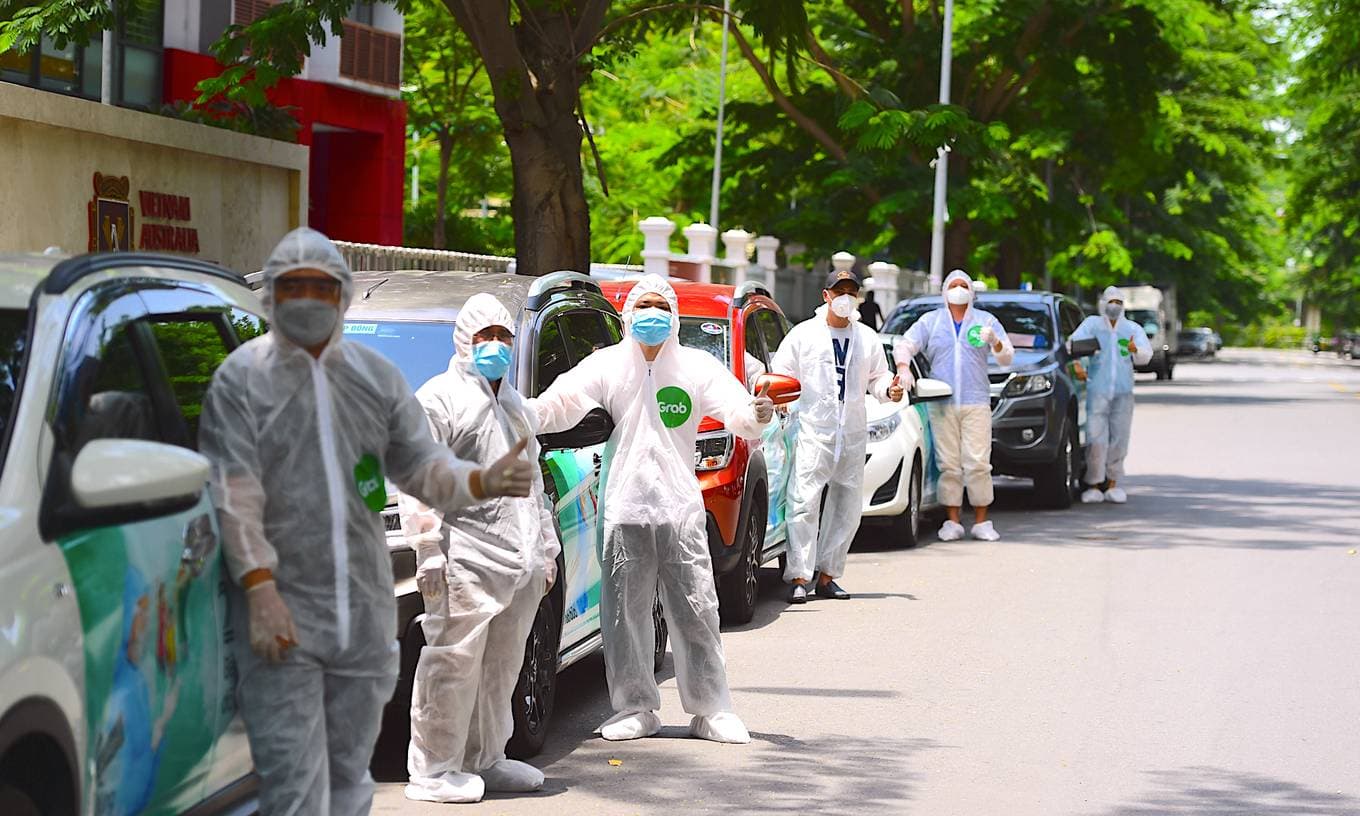Grab provides free transport services to discharged Covid patients, doctors
