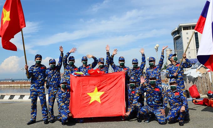 Vietnam wins silver at Army Games Sea Cup