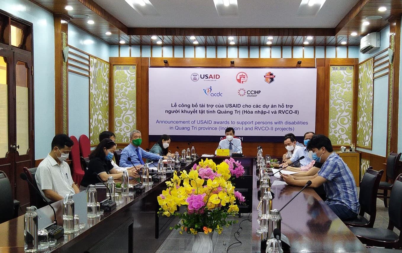 USAID launches projects to support persons with disabilities in Quang Tri