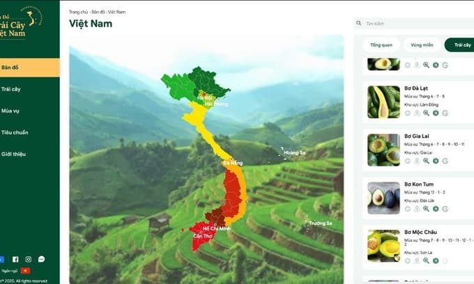 Vietnam presents fruit map at largest EU fair