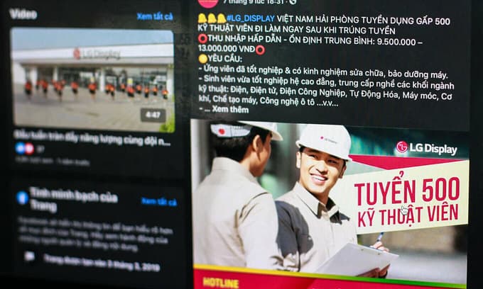 LG, Samsung Vietnam go on hiring spree