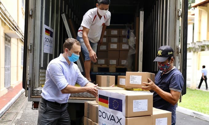 Germany hands Vietnam 850,000 Covid vaccine doses