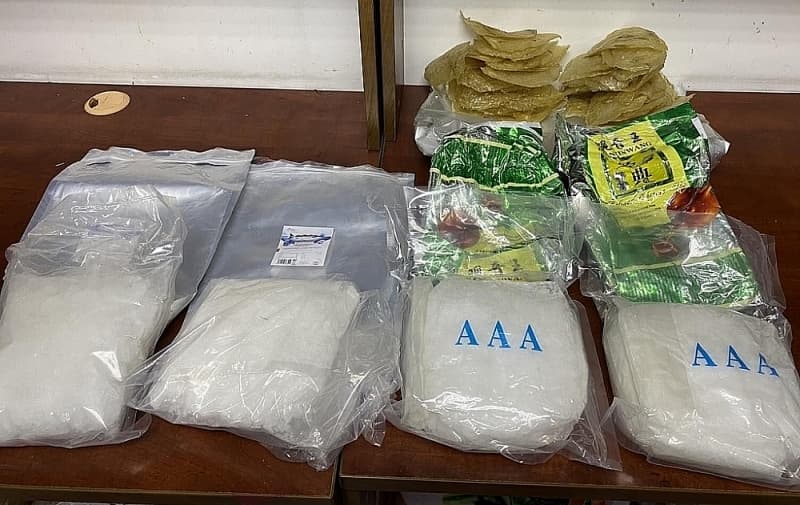 Seizure of drugs disguised in exported foods