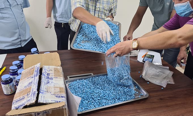 Vietnam seizes 4 kg synthetic drug shipment from Europe